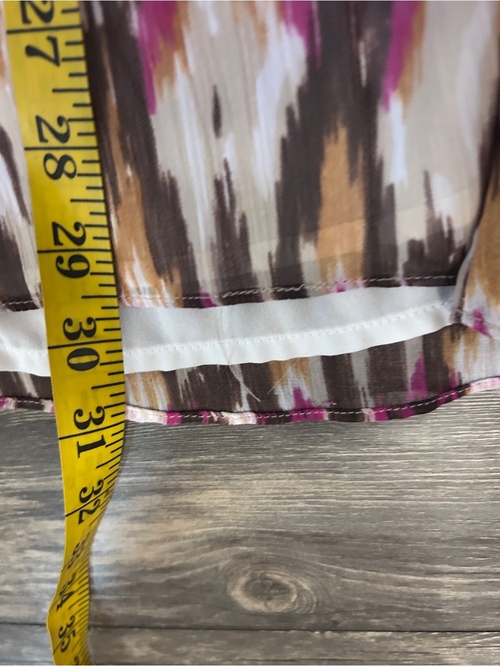 Alfred Dunner Skirt Womens 18 Multicolor Boho Abstract Pull On Midi Plus Size - Picture 6 of 7